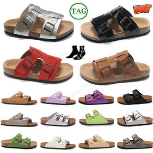 Mode Bostons Sabots Birkinsstock Pantoufle Sandale Birkes Boucle En Cuir Boucle Sangle Plate Slide Chaussures Décontractées Hommes Femmes Été Plage En Plein Air Designer Formateurs 36-45