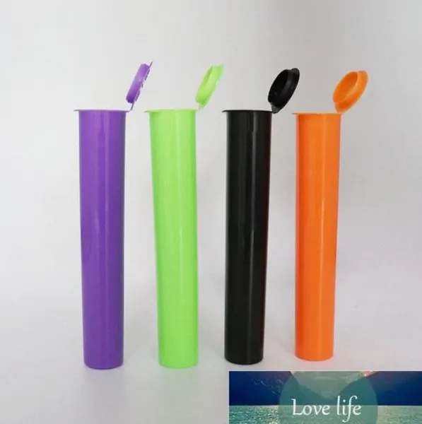 Bouteilles de mode résistant aux enfants en plastique presser en plastique pop top couvercles pré-rouleau emballage joint flacon tubes 109*19mm