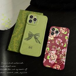 Fashion Bowknot Letter Telefoon Case IMD Soft Shell voor iPhone 13 13Pro 12 12Pro 14 14Pro 11 Pro Max X XS XR 8 7 Plus Pretty Shockproof Cover