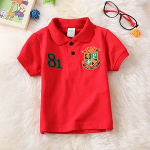 Fashion Boys Polo Shirts Quality Baby Boy Sports Shirt Kids Kids Courte Couchée Summer Enfants Vêtements 2 4 6 8 10 12 ans 240425