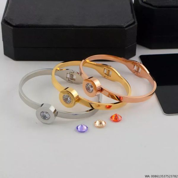 Bracelet de mode Designer en or massif tennis unique bracelet élégant bracelets de luxe remplaçables bijoux de diamant de mode pour hommes femmes fête de mariage cadeaux de tous les jours