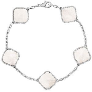 Mode Bracelet De Luxe Ensembles De Bijoux Designers Collier De Trèfle À Quatre Feuilles Pour Femmes Colliers Bracelet 5 Motifs Boucles D'oreilles Partie En Acier Inoxydable 753422447