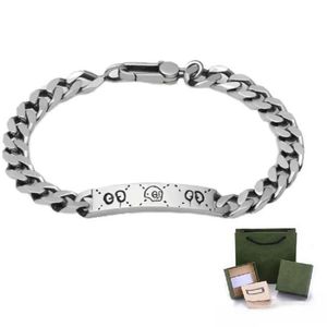 Modearmband, herengradiëntarmband, unisex designerarmband, titanium roestvrijstalen sieraden, klassieke damesketting, geef aan echtgenoot, geef aan vriend