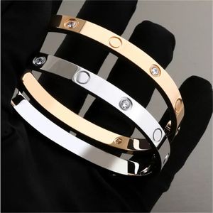 Mode Armbanden Femme Vintage Titanium Stalen Manchet Schroef armband Voor Vrouwen Luxe Ontwerpers schroevendraaier armbanden designer armbanden heren sieraden