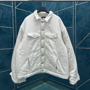 Marque de mode balle veste manteau Vintage Denim coton veste coupe ample unisexe coton veste Destruction veste pour hommes