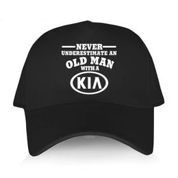 Marca de moda Gorra de béisbol Sunmmer Hat KIA Motors Nunca subestimes YAWAWE Novedad formal Hombre Gorras unisex 240111