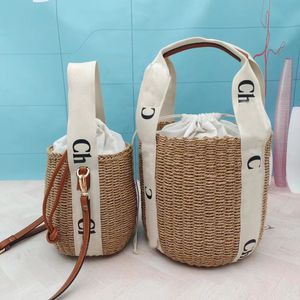 Designer Basket Strawtas Takken 10a Mirror Kwaliteit Zomerstrand geweven schoudertassen vrouwen vakantie tas handtassen meisjes luxe mini grote capaciteit crossbody tas nieuw