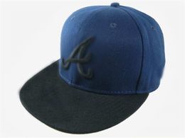Marca de moda Braves Una letra Gorras de béisbol hombres mujeres camionero deporte hueso aba reta gorras Sombreros ajustados H6-7.14