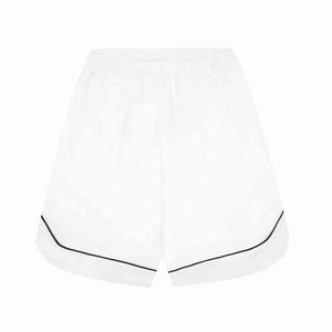 Modemerk C E familie klassieke geborduurde casual shorts voor heren en dames losse sportcapris in zomerse strandbroek