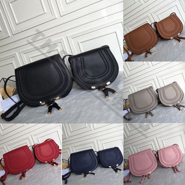 Marque de mode Design femmes sac en cuir de vache Cloe Mini Marcie sac Designer classique épaule Messenger sacs de selle