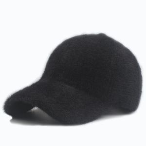 Marque de mode Capuchée de baseball en laine de haute qualité épaississait une couleur pure chaude casquette chapeau hommes femmes chapeaux en gros 201027
