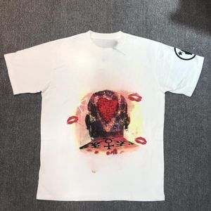 Modemerk hiphop T-shirt met korte mouwen