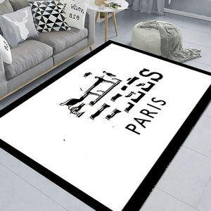 Marca de marca de moda sala de estar dormitorio de la habitación alfombra alfombra de la tienda de ropa de la tienda de ropa fotografía internet celebridades resistentes a las manchas