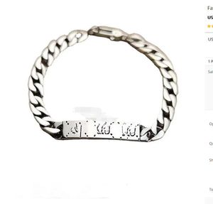 Braceuse de bijoux de marque Bracelet pour hommes bracelets Bracelets Chaînes ajustées