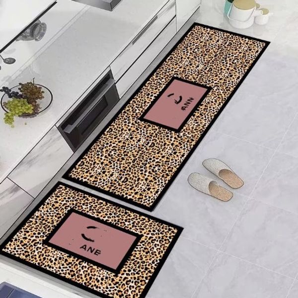 Tapis de sol de cuisine de marque à la mode, antidérapant, absorbant l'huile, pour la cuisine domestique, vente directe d'usine, haut de gamme