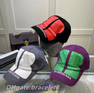 Lettres de marque de mode Casquettes de broderie Bonnet Classic Sport Designer 4 Saison Hip Hop Ball Cap Unisexe Casquette Chapeau Multi Couleurs Haute Qualité Cadeau de Noël