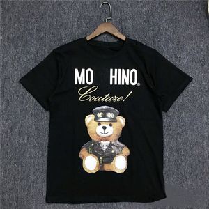 Marca de moda para hombre camiseta de moda diseñador para hombre camisa de cuello redondo de algodón puro manga corta para hombre y para mujer camiseta casual de hip-hop calle Camiseta de diseñador de marca de Moscú