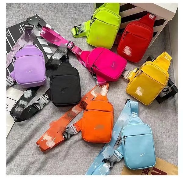 Marque de mode Mini sac de poitrine sacs de téléphone portable loisirs de plein air sport unisexe sac à bandoulière petits sacs à bandoulière