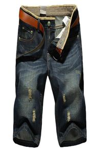 Modemerk Zomer Casual Katoen Mannen Korte Jeans Men039s Bermuda Boardshorts Jeans Shorts Heren Gescheurd Plus Size 28363572315