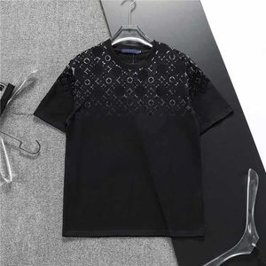 Marque de mode été nouveau designer pour hommes de haute qualité en coton motif anime T-shirt chemise à manches courtes en vrac taille asiatique M-3XL