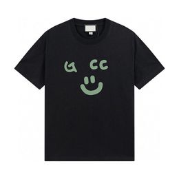 Brand de mode Summer T-shirt T-shirt Splash-Ink Print Letter Drawdrew Graffiti Graphic Tees Shirts For Mens Women Designer T-Shirts Sweatshirts à manches courtes 3896