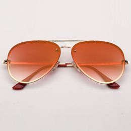 Modemerk Zonnebrillen Piloot 2021 Dameshoens Sunglass Aviation Man Sun Glass UV Bescherminglenzen met topkwaliteit Pakket voor vrouwen Men Eyewear