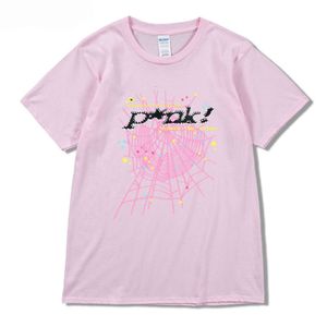 Marca de moda Camisetas Hip Hop Cantante Y2K Sp5der Letra 555555 Camiseta Hombres Mujeres Tops Tees Diseñadores de verano de lujo Web Camisetas Parejas Camisetas de manga corta 0td7