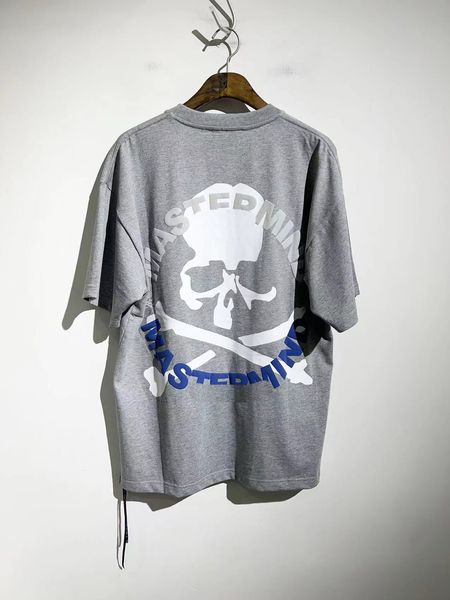 Marca de moda camisetas master mind Japan Men's Skull Letter Offset Solid Print Loose T-shirt Designer Cotton Tops Hombres Tops Hiphop Streetwear