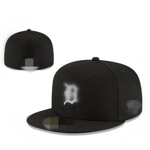 Marque de mode Tigers B Lettre Baseball Caps Hip Hop Sports Bone Chapeu de Sol Swag Men Femmes Fitted Hats H5-8.10