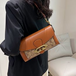 Petit sac à bandoulière de marque de mode pour femmes, sacoche légère en cuir PU, sac à main à rabat, sac d'été pour femmes