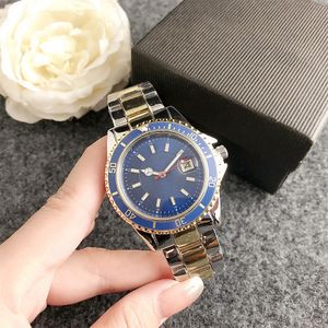 Marque de mode montre-bracelet hommes femmes Style acier métal bande Quartz luxe avec Logo horloge R338