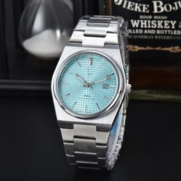 Relojes de pulsera de marca de moda para hombre y mujer, relojes dorados powermatic 80, reloj con movimiento de cuarzo, relojes de pulsera modernos de lujo, clásicos 1853 PRX, relojes Montres, pulsera informal