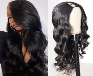 Fashion Brésilien Body Wave U partie Wig 150 densité Brésilien Human Hair Wigs Color 20inch36074994220810