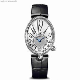 Fashion Breguat Watches for Women Brandhed Logo Logo Diamond Top Quality Quality Queen Naples 8918BB Platinum Diamond Original Automatic mécanique Womens Watch