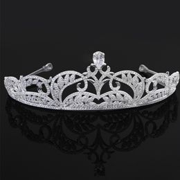 Mode bruids bruiloft tiara's kristal kopstuk haaraccessoires prinses kapsel haarband sieraden verjaardagsfeestje cadeau