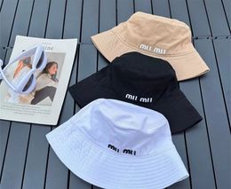 Moda Bucket Hat Cap para hombres Mujer Gorras de béisbol Beanie Baseball Fisherman Buckets Sombreros Patchwork Alta calidad Bordado grandes aleros retro hombres y mujeres