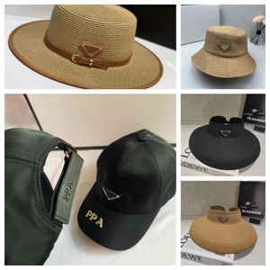 Mode casquette seau chapeau designer chapeau de paille femmes casquette de baseball été plage voyage unisexe Casquettes pêcheur patchwork haute qualité pare-soleil chapeaux pour hommes