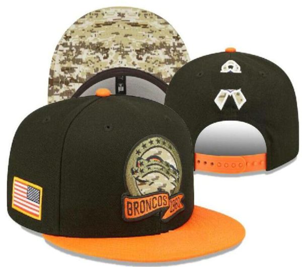 Moda BUF R CHI DAL DEN Gorras de béisbol Camo Salute To Service NY Fútbol Snapback Béisbol Todo el equipo Sombreros de hueso Mujeres para hombre Ft Hip Hop Cap Chapeau capon casquette A13021534