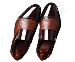 Fashion Business Robe Men Chaussures 2019 Nouveau Classic Leather Men039s Suisses Chaussures Fashion Slip on Dress Chaussures Men Oxfords2544946