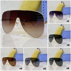 Lunettes de soleil à monture complète de créateur de mode haut de gamme pour hommes et femmes, lunettes de soleil d'été avec boîte-cadeau