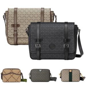 Vintage Ophidia Luxurys Designer Porte-documents Sac de messager Homme Femme Sac à main Sac à main City Voyage Caméra Sacs à bandoulière Portefeuille pour hommes Pochette carrée Fourre-tout Sac à bandoulière