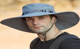 Chapeaux de seau de camouflage de mode Jungle Camo Camo Fisherman Hat avec large bord de soleil pêche Panama Safari Boonie Sun Chat Camping Fishing C9715712
