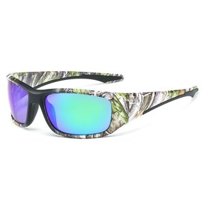 Fashion Camouflage Rider Lunettes de soleil Anti-skidding Goggles Frame Multi Colors Lenses