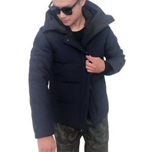 Nieuwe stijl buiten winter mannen vrije tijd Jassen Chaquetas Parka witte eend bovenkleding Kap Kap Kwet Warm Jacket Manteau Fashion Classic Coat