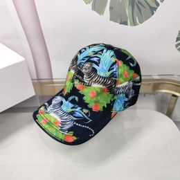 Casquettes de mode New Designer Ball Caps Lettre Floral Haute Qualité Casquette Réglable Adulte Hommes Femmes Pour Casquette De Baseball Coton Chapeau De Soleil Hip Hop Classique De Luxe Tigre Chapeaux