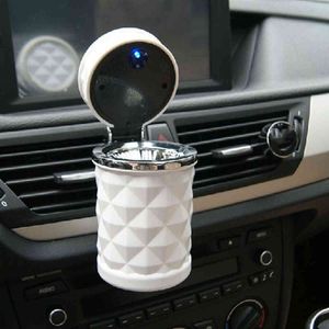 Fashion Car LED Light Cendrier Cup Portable Travel Home Auto Vehicle Cigarette Ash Holder