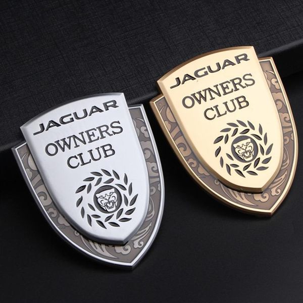 Etiqueta engomada del coche de moda emblema insignia calcomanía para Jaguar S R XE XF XJ XK XJR XFR F-PACE X-TYPE F-TYPE S-TYPE Auto Styling Accessories207u