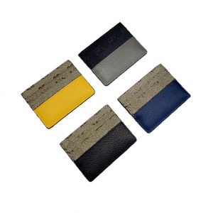 Supports de cartes de cartes de mode porte-carte de créateur petit mini-portefeuille de cartes de portefeuille mince avec boîte