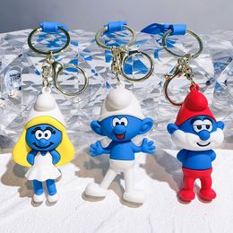 Fashion Carton Movie Character Keychain Rubber en Key Ring voor Backpack Jewelry Keychain 083580