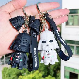 Fashion Cartoon Movie Character Keychain Rubber en Key Ring voor Backpack Jewelry Keychain 083645